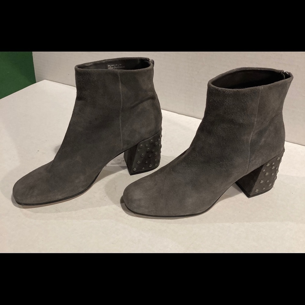 Gap Charcoal Square Toe Block Heel Booties - image 5